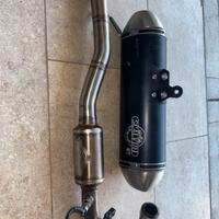 Scarico scalvini Fantic caballero scrambler 125