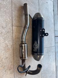 Scarico scalvini Fantic caballero scrambler 125