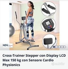 Cross-Trainer Stepper con Display LCD