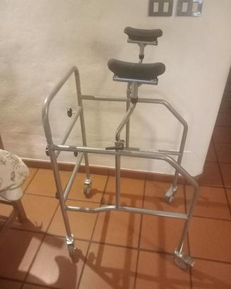 Deambulatore ascellare di alta qualità in acciaio
