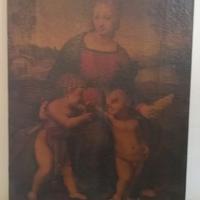 Piccolo quadro con riproduzione (da Raffaello)