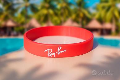 Braccialetto in Silicone Ray-Ban Rosso (Originale)