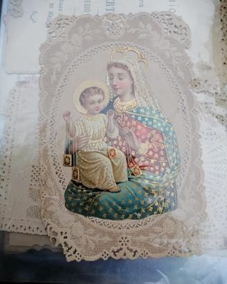 santini antichi merlettati