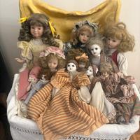 Dieci Bambole di ceramica