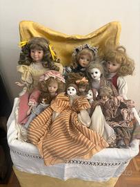 Dieci Bambole di ceramica