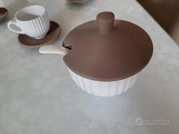 Set  4 Tazzine  caffè plisse'  Claraluna 