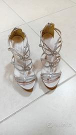 Sandali stupendi beige/perline n.37 AlesyaEleganti