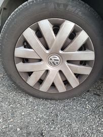 3 copricerchi volkswagen polo originali