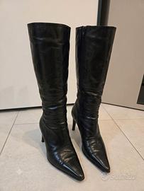 Stivali VERA PELLE a punta – Made in Italy (38 ½)