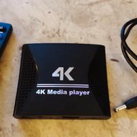Lettore multimediale 4K video immagini e audio