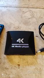 Lettore multimediale 4K video immagini e audio
