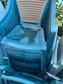 12Sedie da giardino o terrazza