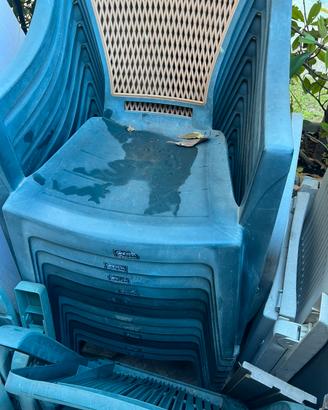 12Sedie da giardino o terrazza