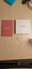 Collana Choker Amabile Glimmer argento
