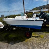 Barca open 5 metri e motore 40cv