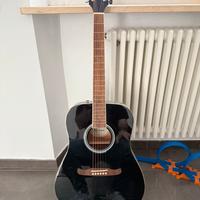 Chitarra acustica Fender FA 125 black
