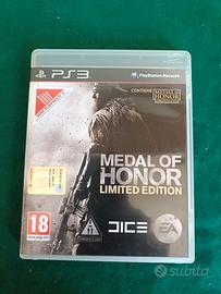gioco ps3 MEDAL OF HONOR LIMITED EDITION