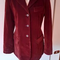 Moschino giacca donna velluto col.bordeaux tg.46