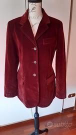 Moschino giacca donna velluto col.bordeaux tg.46