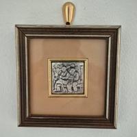 Set di 3 quadretti in argento