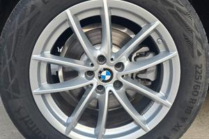 BMW X3 cerchio e gomma R18 ruotino di scorta 