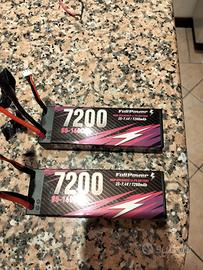 batterie per barchino carpfishing 