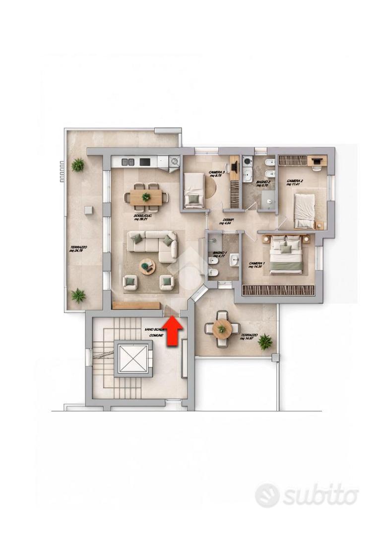 Appartamento – Castellanza, Castegnate - Vista 5