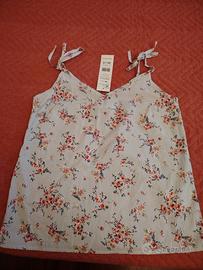 canottiera in tessuto 