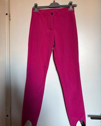 Pantaloni felpati da sci donna