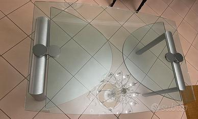 Tavolo allungabile in vetro marca Reflex