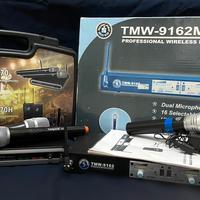 DUE kit radio Microfono wireless UHF