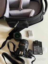 Nikon D3500 + 18-55 VR + 50mm f/1.8G + accessori