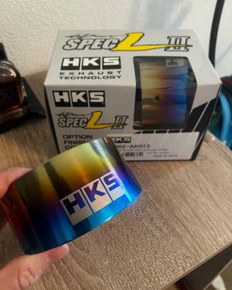 Finalini di scarico HKS Titanium burnt