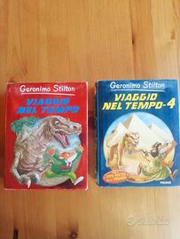 libri di Geronimo Stilton "viaggio nel tempo"