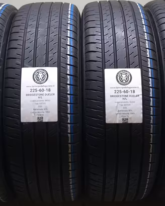4 GOMME 225 60 18 BRIDGESTONE A66302