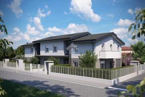 VILLA A SCHIERA D'ANGOLO A CARPI