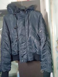 Bomber nero REPLAY taglia S veste grande