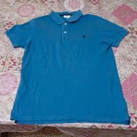 Polo Blu U.S. Polo Assn. Maniche Corte