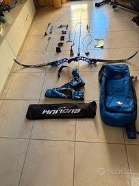 Arco nudo Kinetic Evolium blu + kit accessori