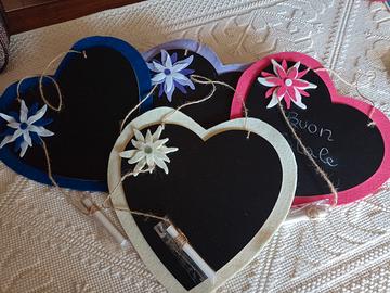 lavagna con feltro e stella alpina