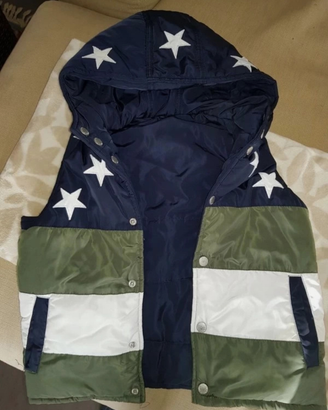 GILET REVERSIBILE bambino tg.7/8 anni FRED MELLO