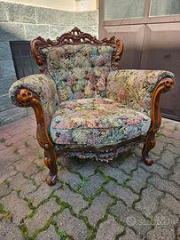 Coppia di poltrone vintage 