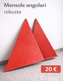 🪵 Mensole angolari in legno