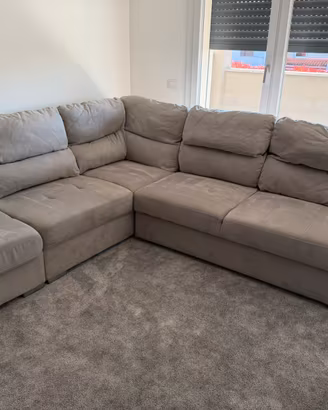 Divano letto angolare con pouf - Mondo Convenienza