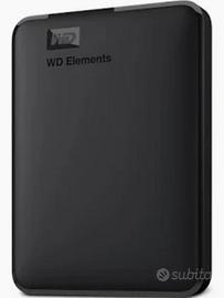 WD Elements 5TB  Hard Disk Esterno Portatile