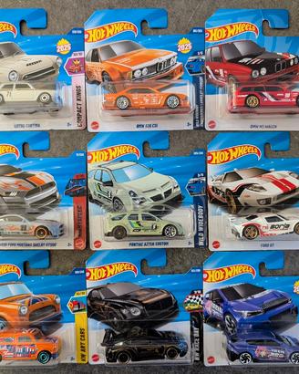 Lotto n.9 Hot Wheels 
