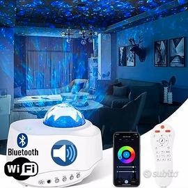 Proiettore cielo universo + wifi e bt altoparlante