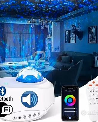 Proiettore cielo universo + wifi e bt altoparlante