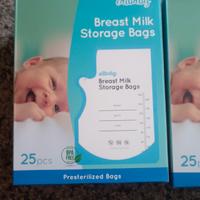 Sacchetti  per latte materno 