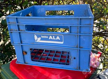Vecchia cassetta latte Ala